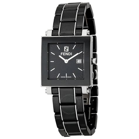 fendi black ceramic watch|fendi watches women outlet.